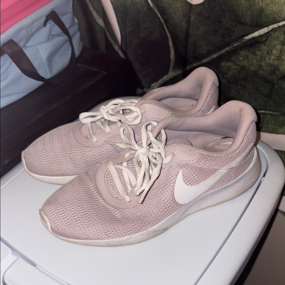 Nike Pink and White Sneakers size 8.5 (7.5 normal size-Nike runs small)